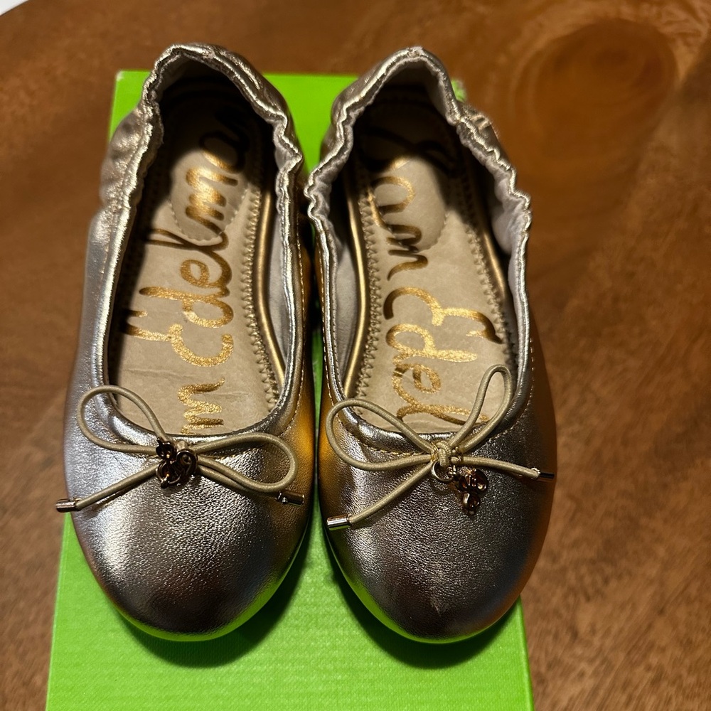 Sam Edelman Kids Metallic Dress Flats